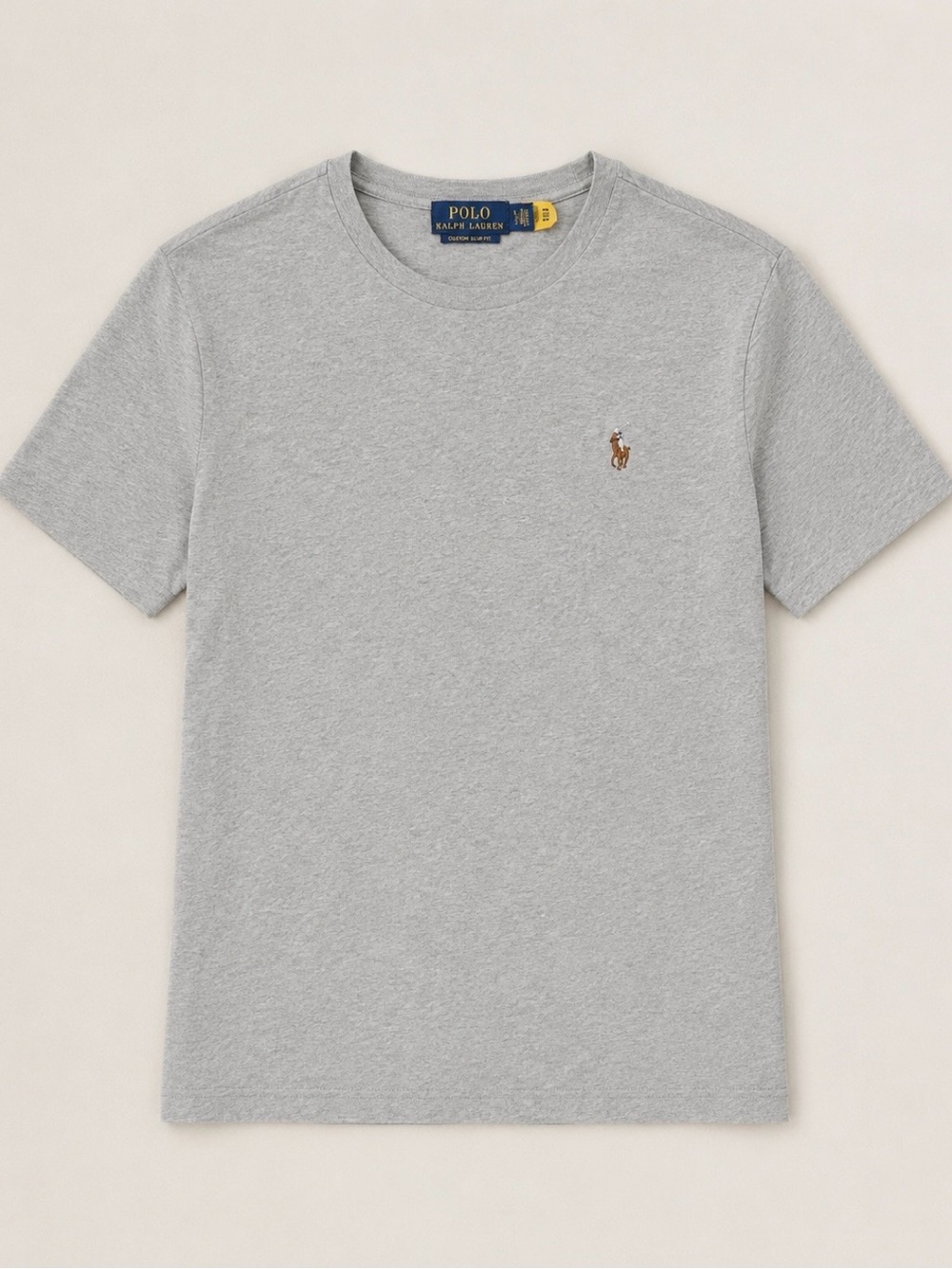 Ralph Lauren Gray Short Sleeve Crewneck Polo Tee